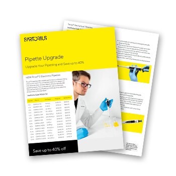 Sartorius Pipette Trade-In Program